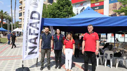 Nazilli’de hayat kurtaran dokunuş: NAFAD meydanda uygulamalı eğitim verdi