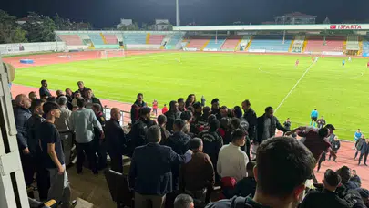 Isparta'da futbol heyecanı kavgayla gölgelendi: Bölgesel Amatör Lig bileti için çıkan arbede karakolda bitti