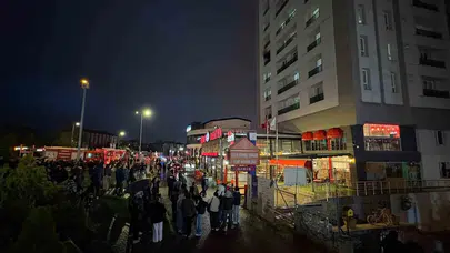 Kayseri'de korku dolu anlar: Yurt yangınında esnafın duyarlılığı yürekleri ısıttı