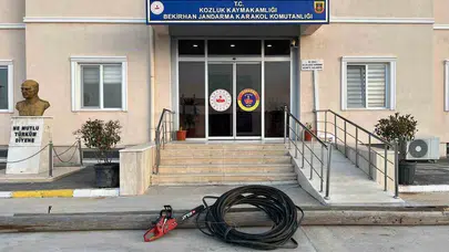 Kabloları keserken jandarmaya yakalandılar: Batman’da hırsızlık girişimi hüsranla bitti