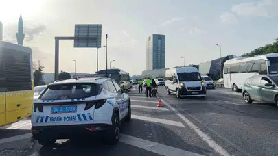 Trafikte kural tanımayanlara geçit yok: Şile Yolu'nda emniyet şeridi operasyonu