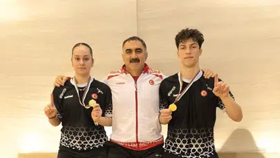 Badmintonun yeni yıldızları Erzincan'dan çıktı: Milli takımın gurur tablosu oldular