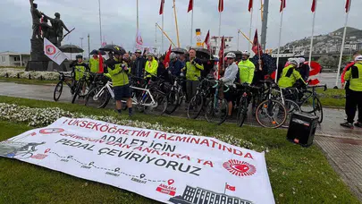 Tazminat adaletsizliğine pedal çeviriyorlar: Samsun'dan Ankara'ya 400 kilometrelik hak arayışı