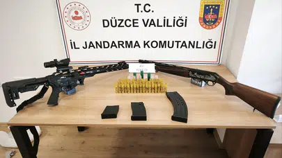 Düzce'de maganda dehşetine jandarma geçit vermedi: İki ilçede operasyon düğmesine basıldı