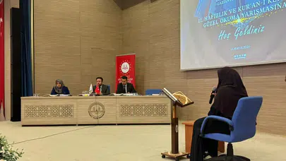 Gaziantep’te Kur’an bülbülleri sahneye çıktı: İl birincileri kıyasıya rekabetle belirlendi