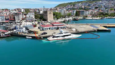 Sinop’ta milyarlık servet sulara gömüldü: Lüks yatın son hali yürek sızlattı