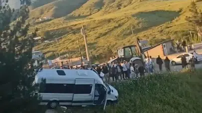 Bayram arefesinde kabristan yolunda dehşet anları: Şarampolün kıyısında mucizevi kurtuluş