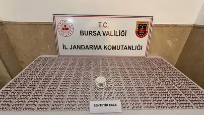 Zehir tacirlerinin evini bastılar: Bursa'da binlerce hapla yakayı ele verdi