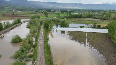 Tokat’ta kabus dolu iki gün: Yeşilırmak taştı, tarım arazileri göle döndü