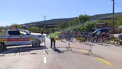 Gaziantep’te pedal çeviren sporculara jandarma kalkanı: 163 personel görev başında