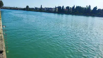 Adana’da yürekleri ağza getiren anlar: Seyhan Nehri’nde saniyelerle yarışıldı