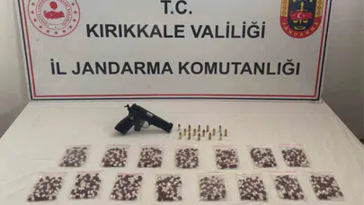 Keskin’de zehir tacirlerine darbe: İş yerinden cephanelik çıktı
