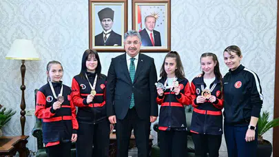 22. kez zirveye çıktı: Vali Yılmaz’dan şampiyon sporculara özel kabul