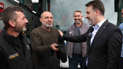 1 Mayıs'ta tatil yapmadı, sahadaki emekçilerin yanına koştu: Başkan Vekili Biba'dan mesai sürprizi