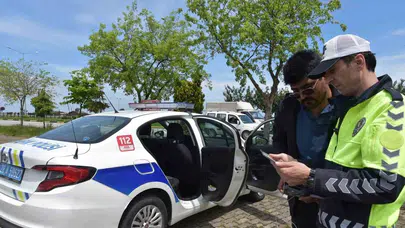 Giresun’da bayram trafiğine havadan yakın takip: Kural tanımayan sürücülere geçit yok