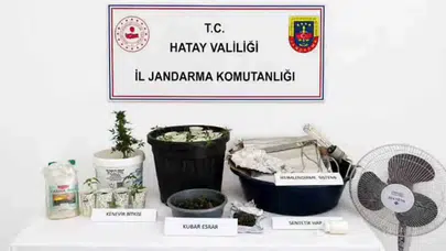 Hatay’da evini seraya çevirmiş: Jandarmadan zehir tacirine teknolojik baskın