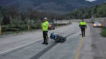 Safranbolu yolunda acı haber: Kavşaktaki kazada motosiklet sürücüsü hayatını kaybetti