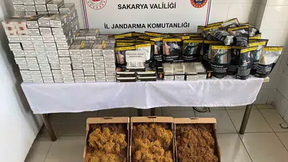 Sakarya’da tütün kaçakçılarına jandarma darbesi: Depoları ağzına kadar doluydu