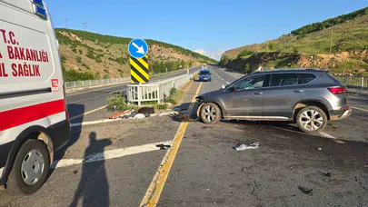 Bingöl yolunda korkunç kaza: Köprü bariyerlerine çarpan araçta can pazarı yaşandı