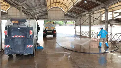 Bayram bitti, Haliliye’de hijyen seferberliği başladı: 674 kişilik dev ordu sahada