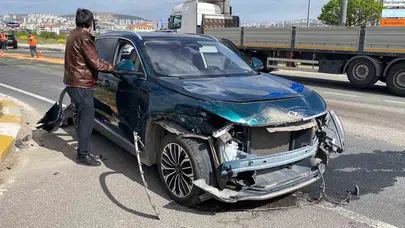 Elazığ’da korkutan çarpışma: Güney Çevre Yolu savaş alanına döndü