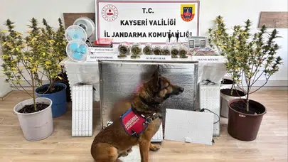 Kayseri’de zehir tacirlerine darbe: Evini laboratuvara çevirmiş