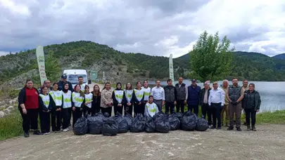 Doğa tutkunlarını üzen manzara temizlendi: Süzmen Göleti yeniden nefes alıyor