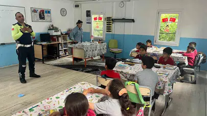 Geleceğin sürücüleri için sahaya indiler: Kilis’te hem eğitim hem denetim mesaisi