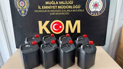 Muğla’da bayram öncesi zehir tacirlerine geçit yok: 475 litre sahte alkol ele geçirildi