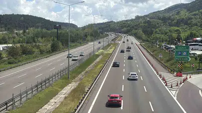Bolu geçişinde bayram trafiği rahatladı: Sürücüler derin bir nefes aldı