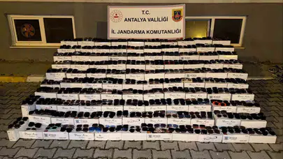 Gözlükte büyük vurgun: Alanya'da milyonluk operasyon