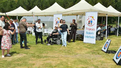 Engelleri aşan neşe: Tekirdağ'da piknik havasında kutlama