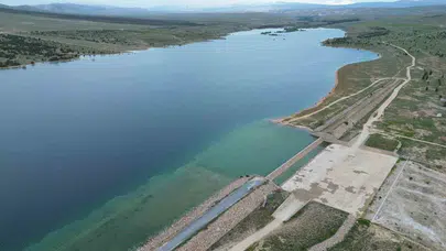 Kuraklığın yerini berekete bıraktığı o anlar: Ayrancı Barajı'nda sular taştı
