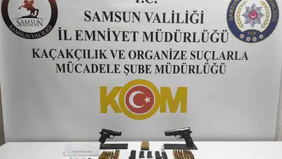 Atakum’da şafak operasyonu: Adım adım takip edilen adresten cephanelik çıktı