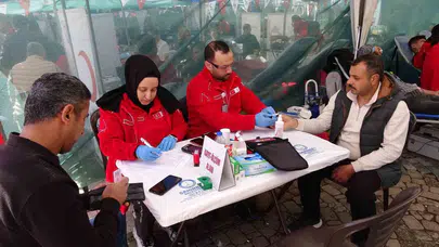 Gaziantep’te kan bağışı seferberliği: 17 yıldır süren gelenek bu yıl da festival havasında başladı