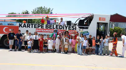 Kartepe’de bayram neşesi kapı kapı dolaşacak: Eğlence otobüsü yola çıkıyor