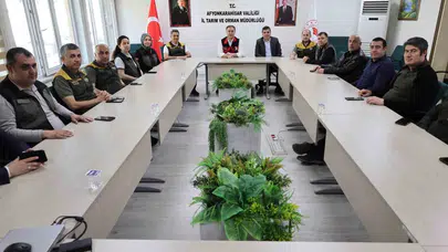 Afyonkarahisar’da tarımın geleceği için kritik buluşma: Kurumlar arası güç birliği masaya yatırıldı