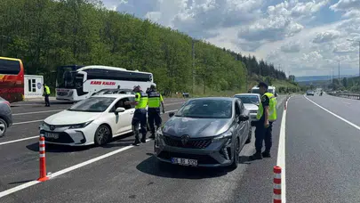 Bilecik yollarında bayram mesaisi: 10 noktada sıkı denetim
