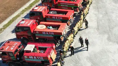 Alevlerle mücadelede tam kadro seferberlik: Marmaris’te nefes kesen tatbikat