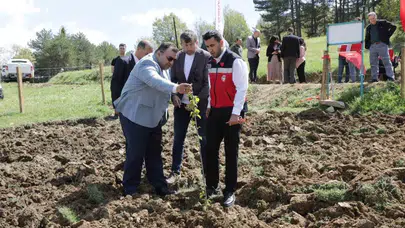 Kütahya’nın bereketli toprakları yeniden canlanıyor: Atıl araziler kiraz bahçesine dönüştü