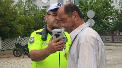 Nazilli'de tehlikeli sürüş: Hem alkollü çıktı hem de arananlar listesindeydi