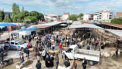 Havran’da kurban telaşı zirve yaptı: Yeni pazar alanı izdihamı önledi