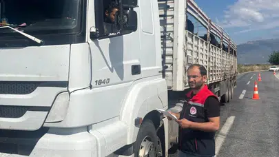 Aydın’da bayram öncesi sıkı denetim: Kaçak hayvan sevkiyatına geçit yok