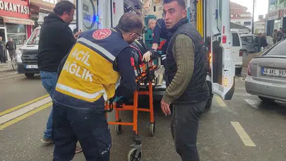 İnşaatta korku dolu anlar: Asansör boşluğuna düşen kadın hastanelik oldu