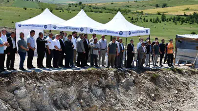 Vezirköprü'de sanayi devrimi: İlk fabrika için harç karıldı