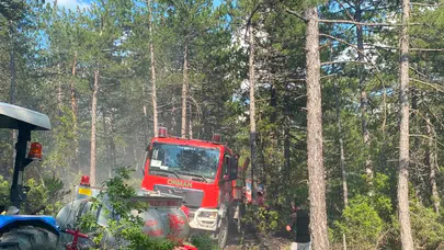 Kütahya’da orman seferberliği: Köylüler ve ekipler alevlere geçit vermedi