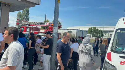 Çerkezköy’de korku dolu anlar: Apartman dairesinden yükselen alevler mahalleyi sokağa döktü