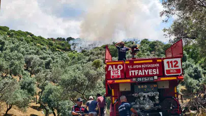 Yenipazar’da korku dolu saatler: Alevler tarım arazilerine sıçramadan durduruldu