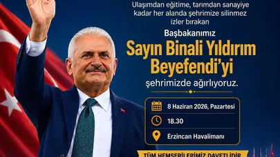 Erzincan’da Binali Yıldırım heyecanı: Hemşehrileriyle buluşmaya geliyor