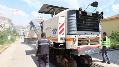 Pursaklar’da ulaşım seferberliği: Yollar baştan aşağı yenileniyor